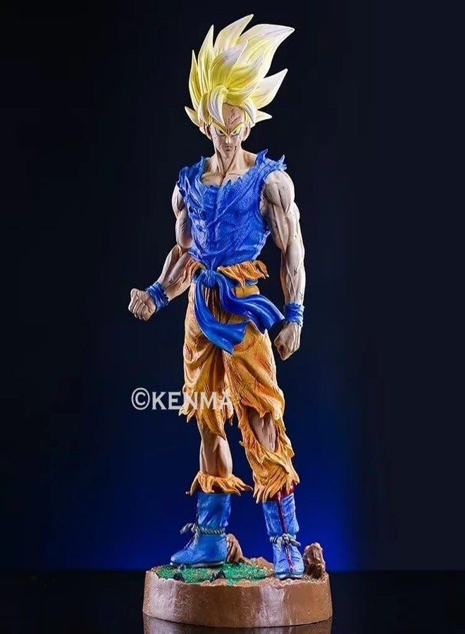 KENMA DBZ Super Saiyan Son Goku Excellent 43 Cms Action Figure Anime Model Statue Toy Collectibles Gift Model 2 - Image 3